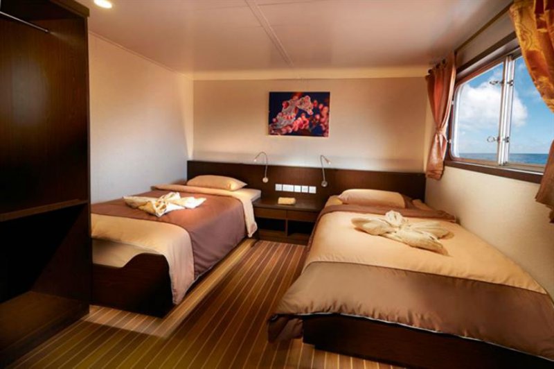 twin upper deck cabin