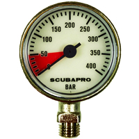 Gauge & Compass: Scubapro Capsule Pressure Gauge for U-Line - Metric
