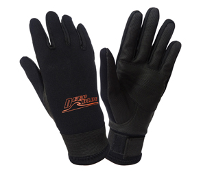 Gloves & Hood: Deep Blue Gloves