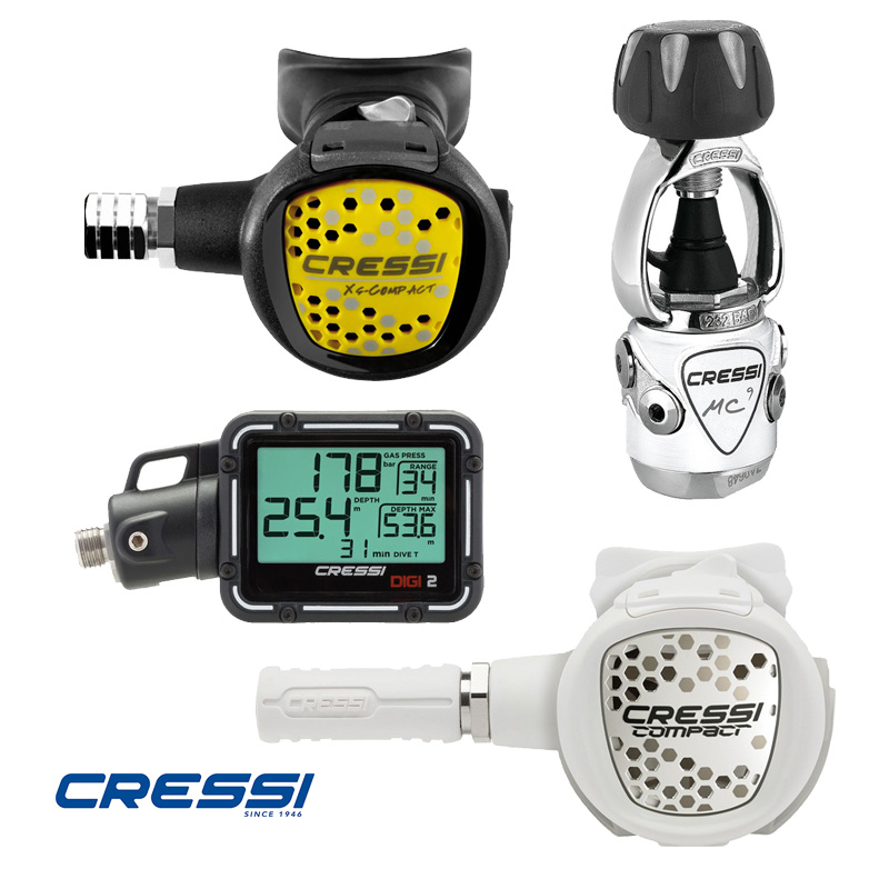 Regulator Set: Cressi MC9 + Digi2