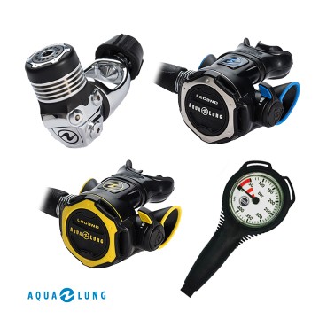 Regulator Set: AquaLung Legend