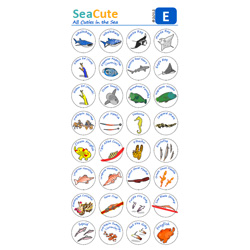 : SeaCute Sticker Set E
