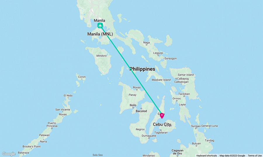 การเดินทาง เกาะเซบู (Cebu)