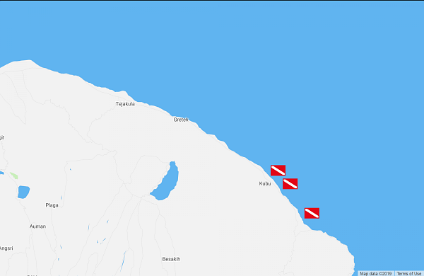 Map of Tulamben